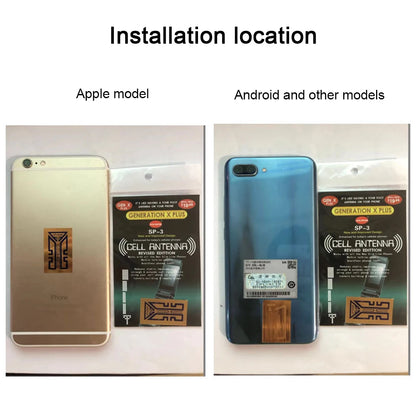 Cell Phone Signal Booster Sticker Outdoor Network Signal receiving Enhancement Antenna Amplifier SP-3/4 for Smart Phones