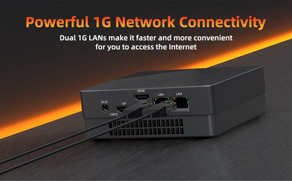 TexHoo Mini PC Computer Gaming AMD Ryzen7 5800H Pocket Dual HDMI LAN WIFI6 Windows 11 Pro NUC Office DDR4 NVMe Four Display