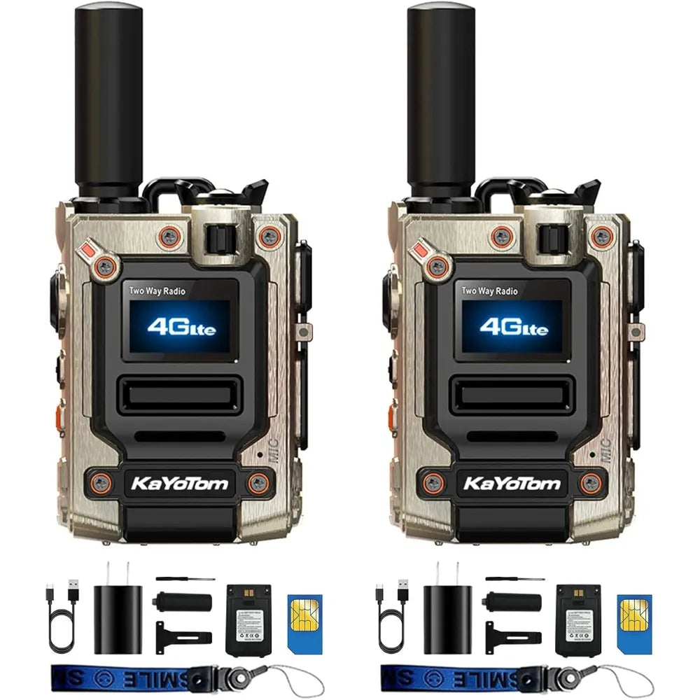KaYoTom M08 Global Walkie Talkie & 4G POC Radio - Unlimited Range