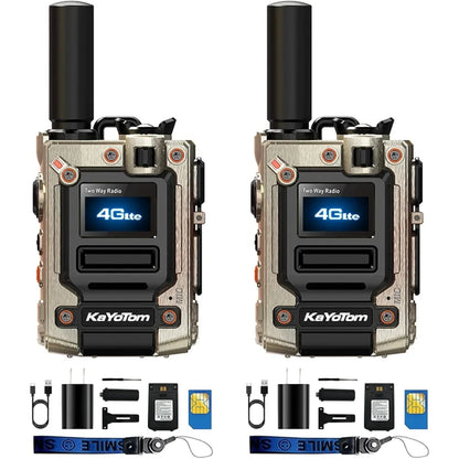 KaYoTom M08 Global Walkie Talkie & 4G POC Radio - Unlimited Range