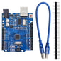 UN0 R3 Board ATmega328P Development Board with Pin Header and Cable Compatible with Arduino IDE Projects