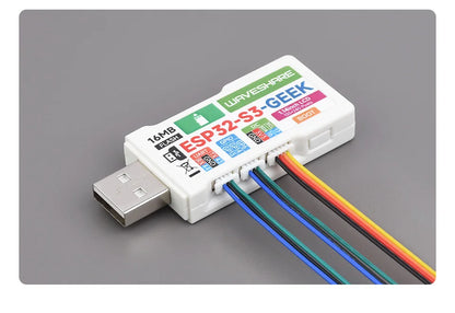 Waveshare ESP32-S3-GEEK Development Board Based On ESP32-S3R2 Controller Chip With 1.14inch 65K Color LCD Supports WiFi & Blueto