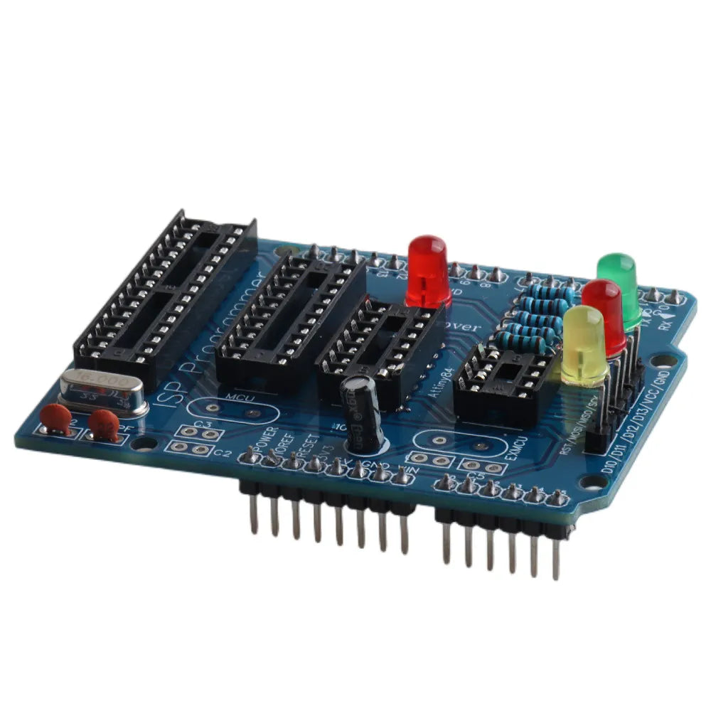 ATtiny13A  ATtiny84 ATtiny85 ATtiny2313 ATMEGA328P AVR ISP Programming Board Soldering Kit for Arduino Uno R3