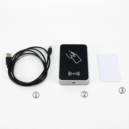 RFID UHF Reader 860-960Mhz RFID UHF Desktop Write Tag Reader USB Keyboard Output for ISO18000-6C EPC Gen2 Free Software SDK