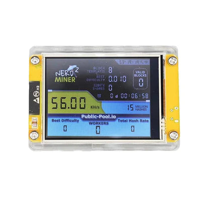 NMMiner NerdMiner V2 Bitcoins Miner Asic miner bitcoin BTC mining  crypto miners solo mining Drawing machine miners for crypto