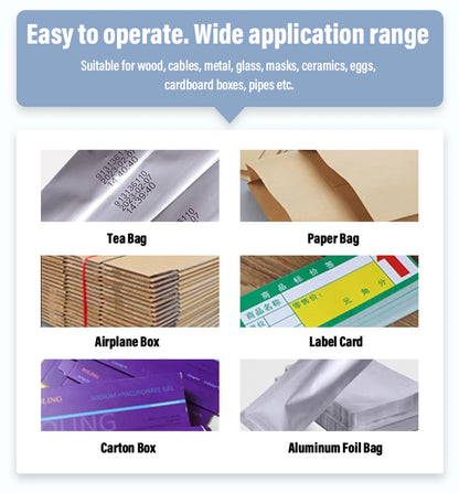 Willita Paging Coding Machine For Plastic Paper Bags Labels ID Cards Expiry Date Barcode Batch QR Online Thermal Inkjet Printers