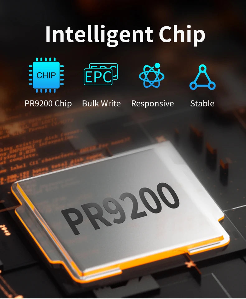 RFID UHF Reader 860-960Mhz RFID UHF Desktop Write Tag Reader USB Keyboard Output for ISO18000-6C EPC Gen2 Free Software SDK