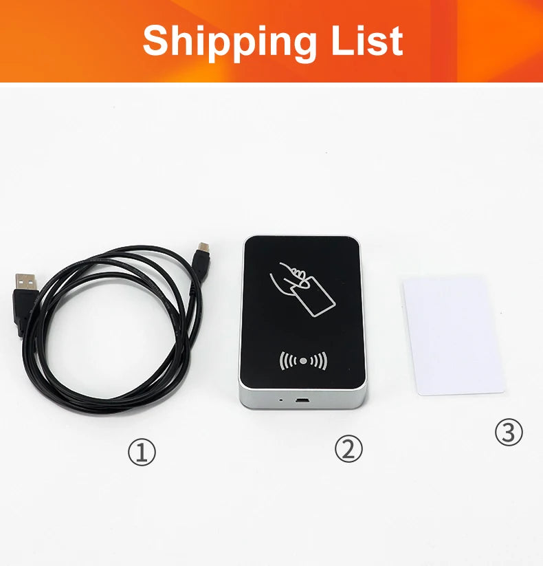RFID UHF Reader 860-960Mhz RFID UHF Desktop Write Tag Reader USB Keyboard Output for ISO18000-6C EPC Gen2 Free Software SDK